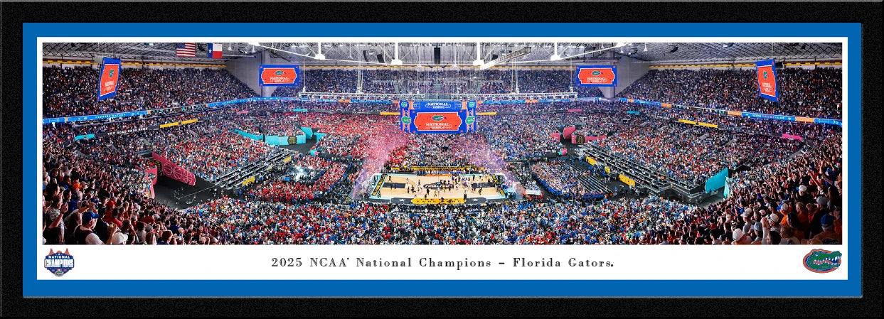 University of Florida — 2025 NCAA Basketball National Champions, Florida Gators — Select Frame - 41 1/2" x 15"