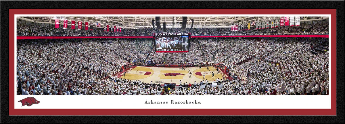 University of Arkansas — Arkansas Razorbacks Basketball — Select Frame - 41 1/2" x 15"