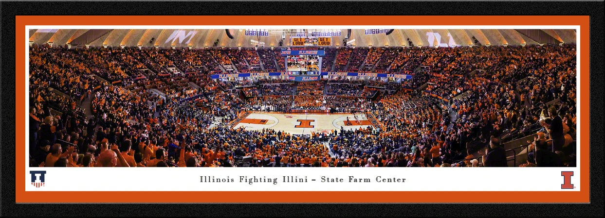 University of Illinois — Fighting Illini Basketball — Select Frame - 41 1/2" x 15"