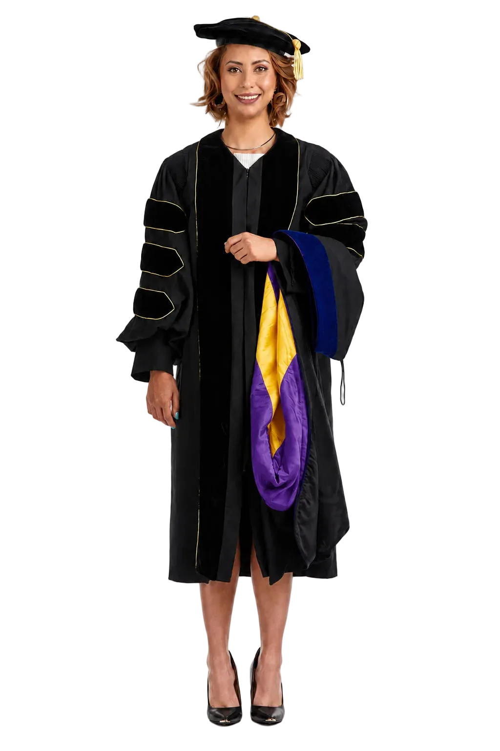 Brite Divinity School black doctoral gown