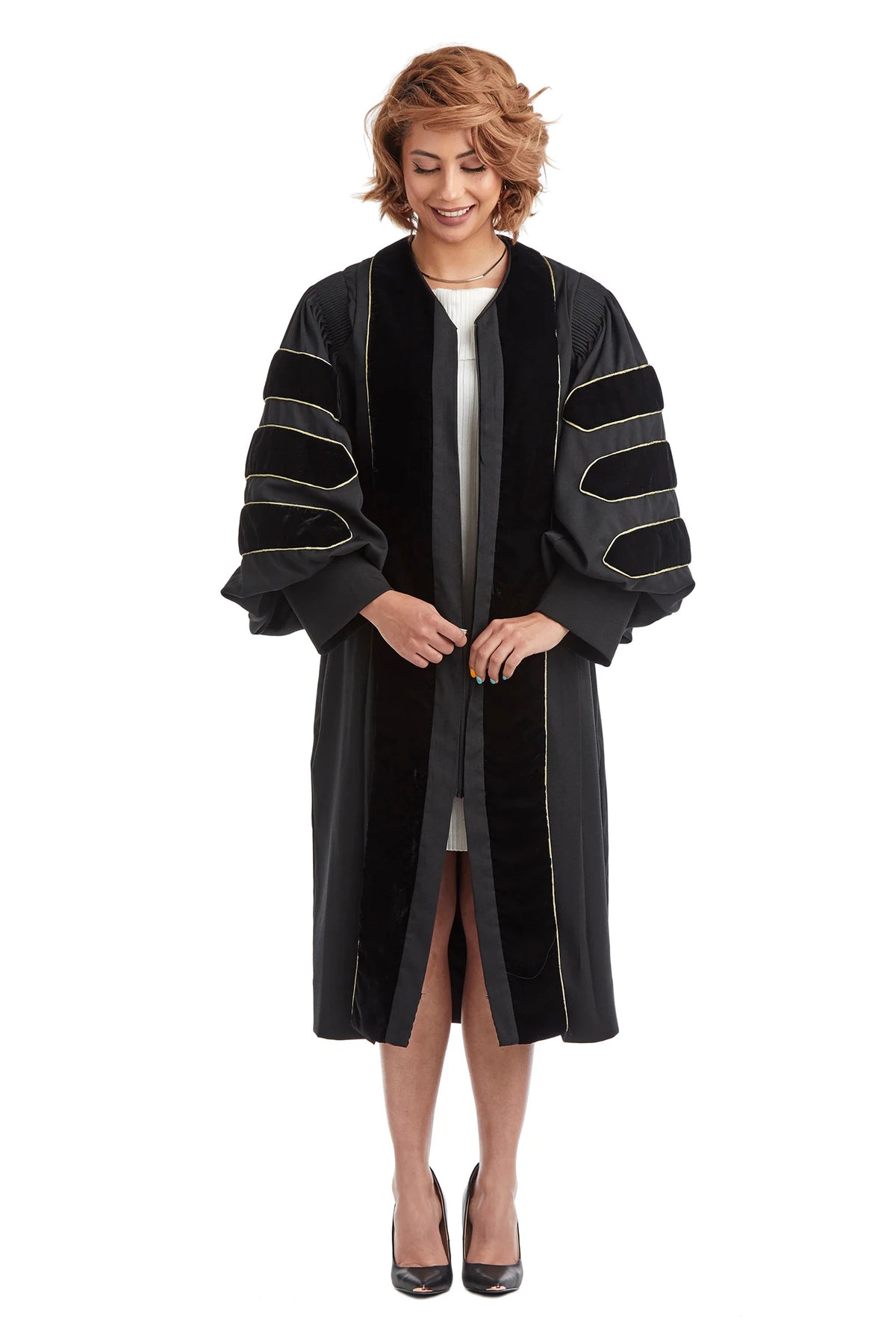 Brite Divinity School doctoral gown sleeve chevrons