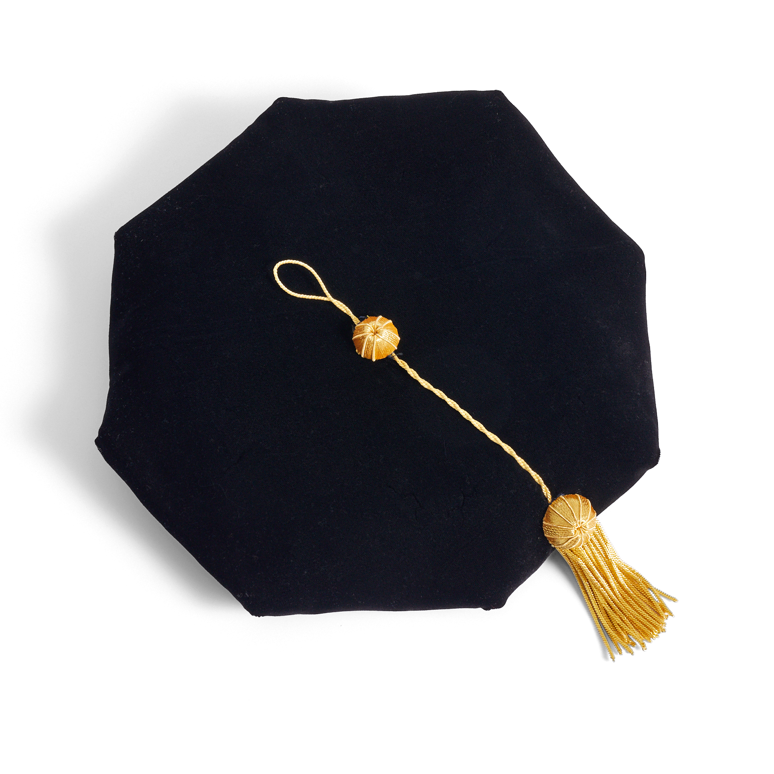 Indiana University Bloomington 8-Sided Doctoral Tam (Cap) with Gold Tassel