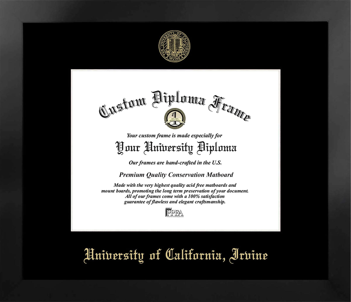 CAPGOWN | UC Irvine Manhattan Diploma Frame. Designed and made in USA.
