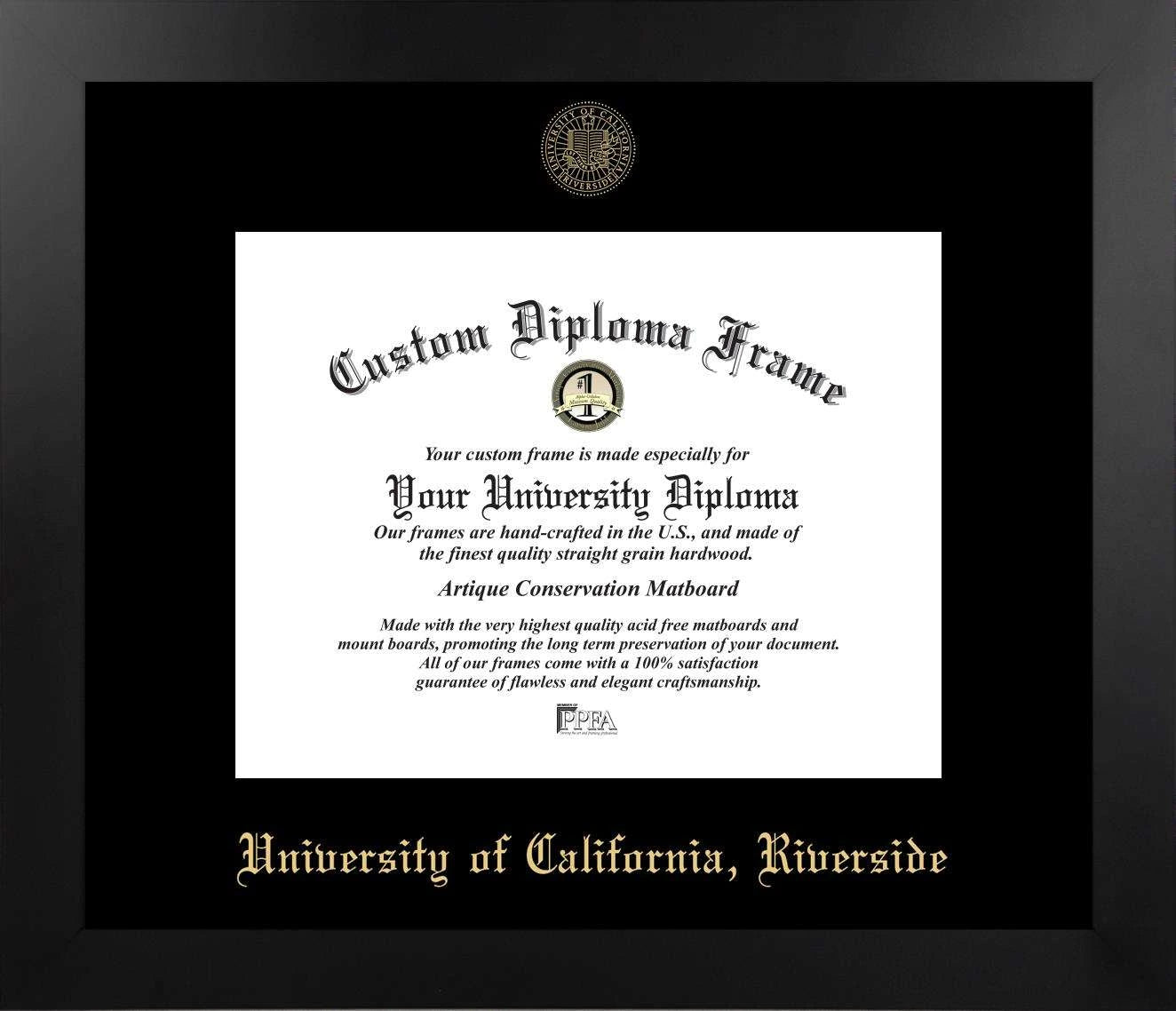 CAPGOWN | UC Riverside Manhattan Diploma Frame. Designed and made in USA.