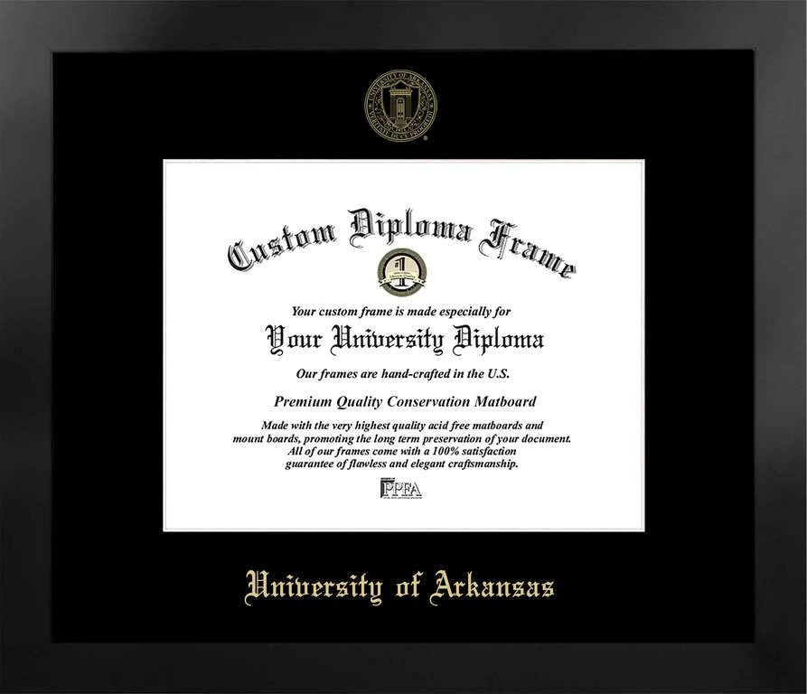 CAPGOWN | University of Arkansas Manhattan Diploma Frame. Designed and made in USA.