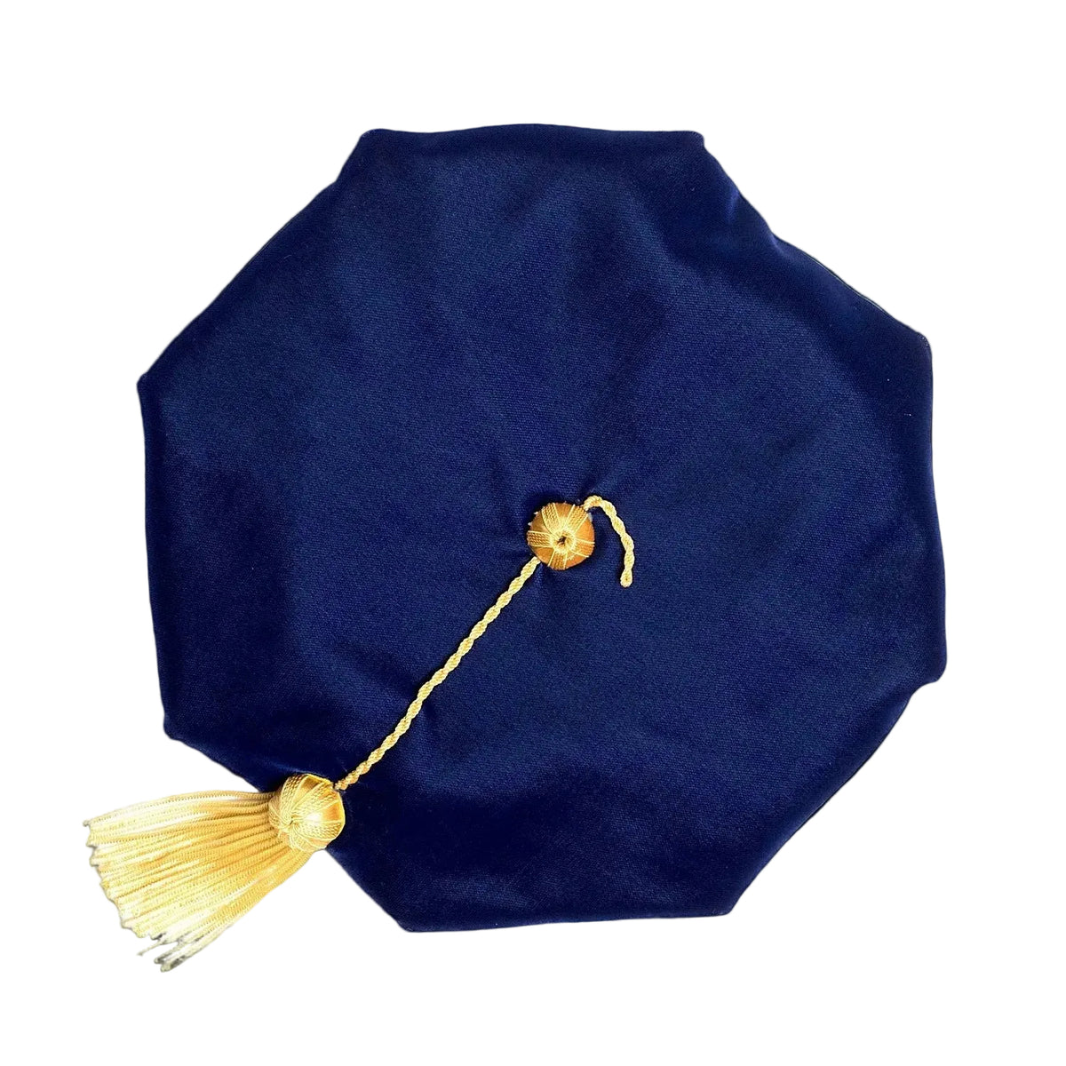 University of Florida royal blue velvet eight-sided doctoral tam with tassel