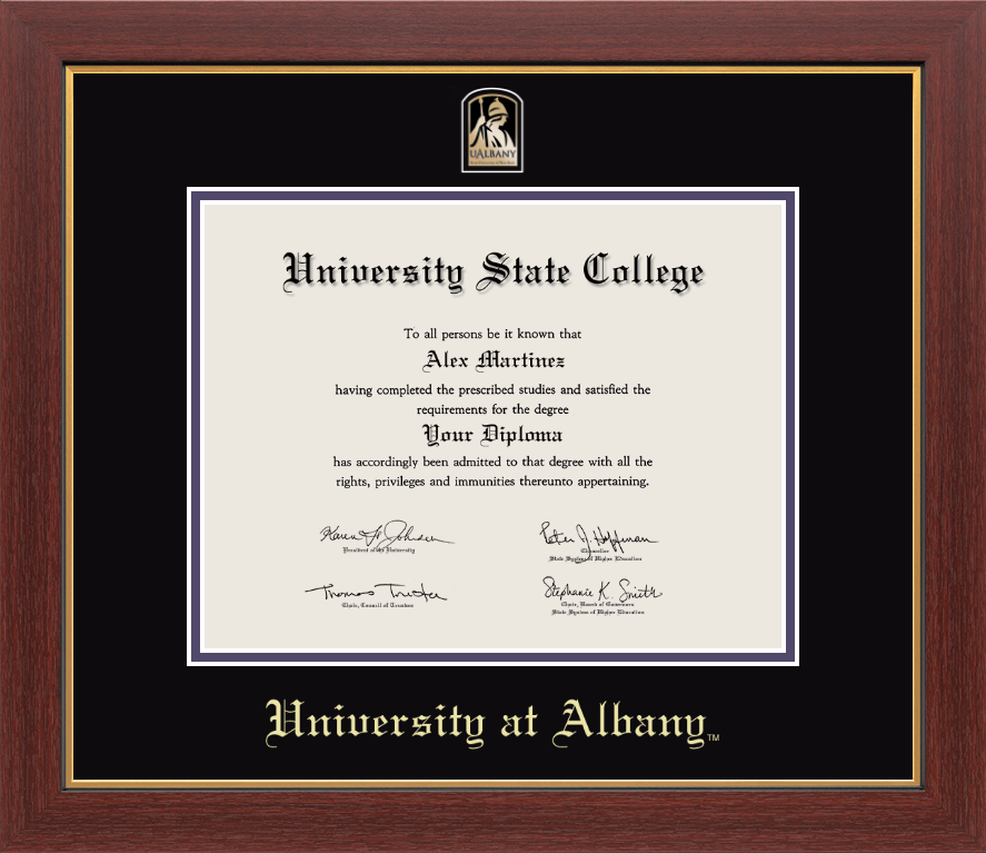 University at Albany Medallion Diploma Frame