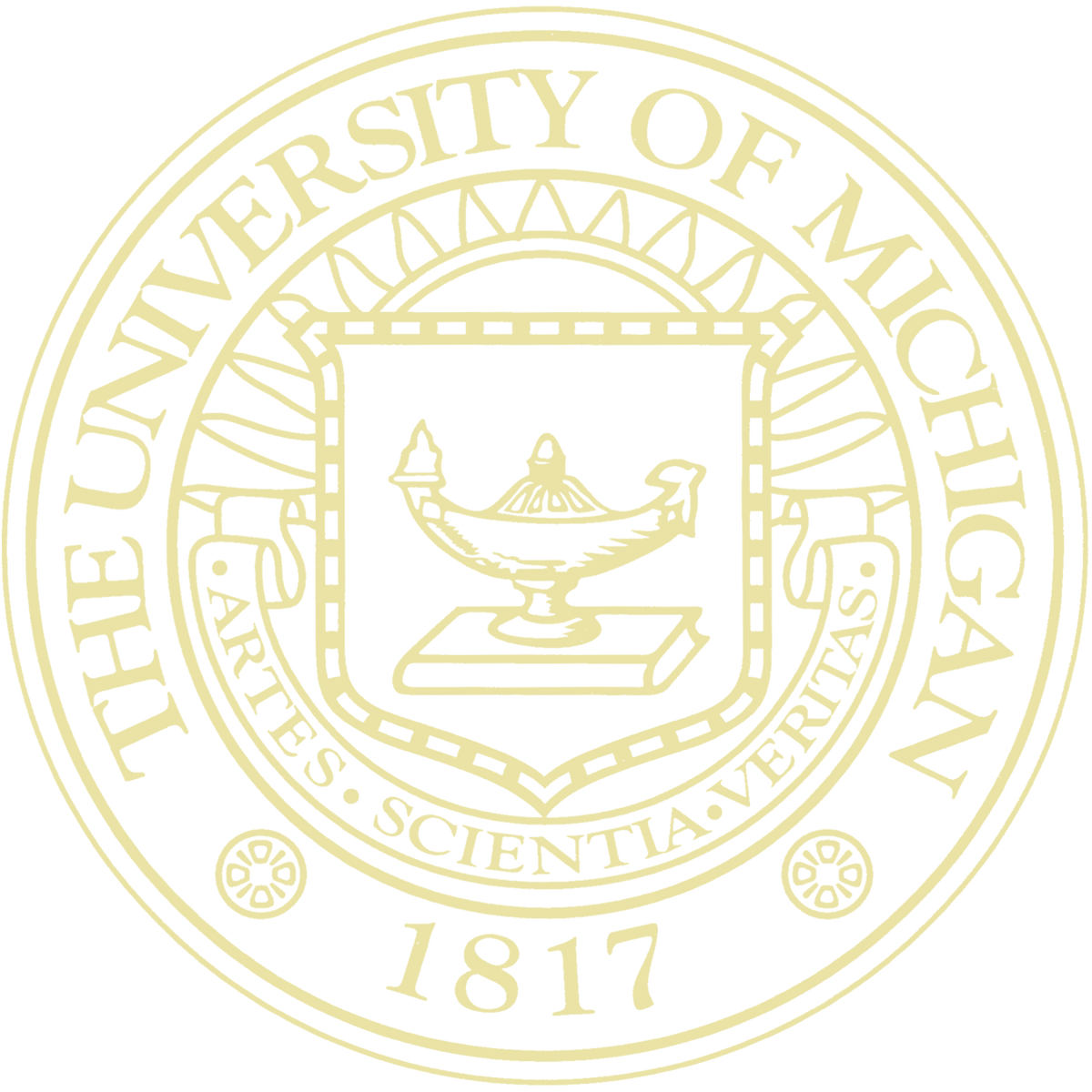 CAPGOWN | University of Michigan Gold Embossed Seal