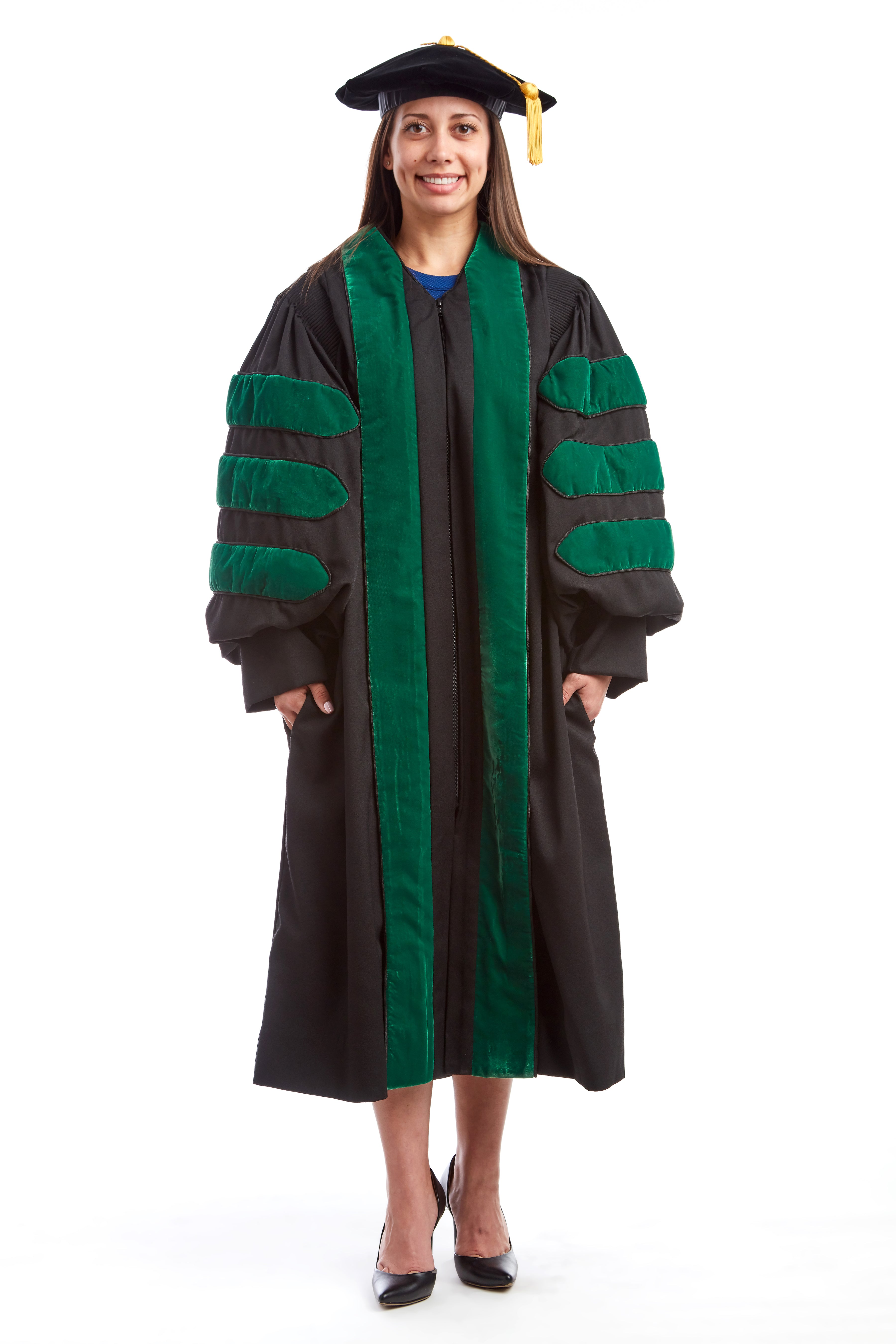Premium Medical Regalia - Cap & Gown Set - CAPGOWN