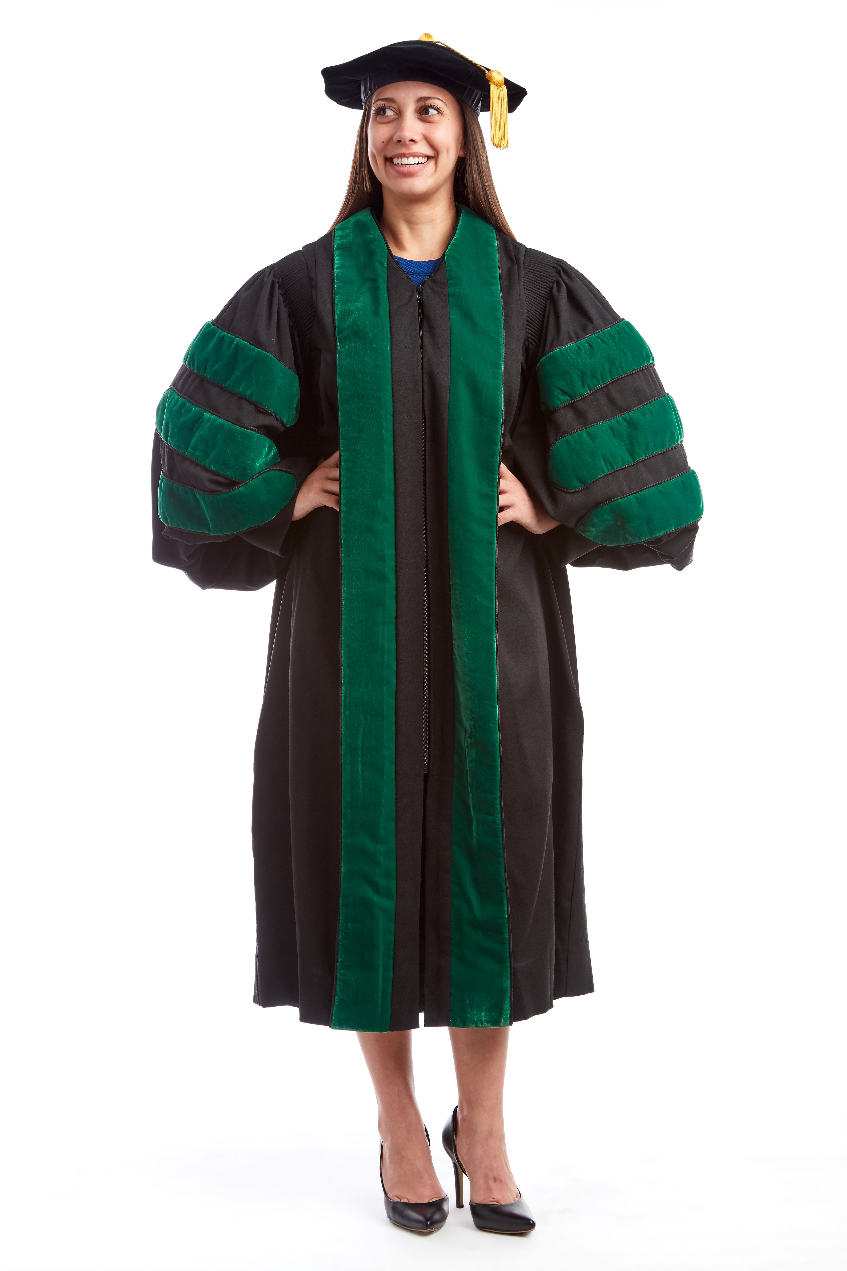Premium Medical Regalia - Cap & Gown Set - CAPGOWN