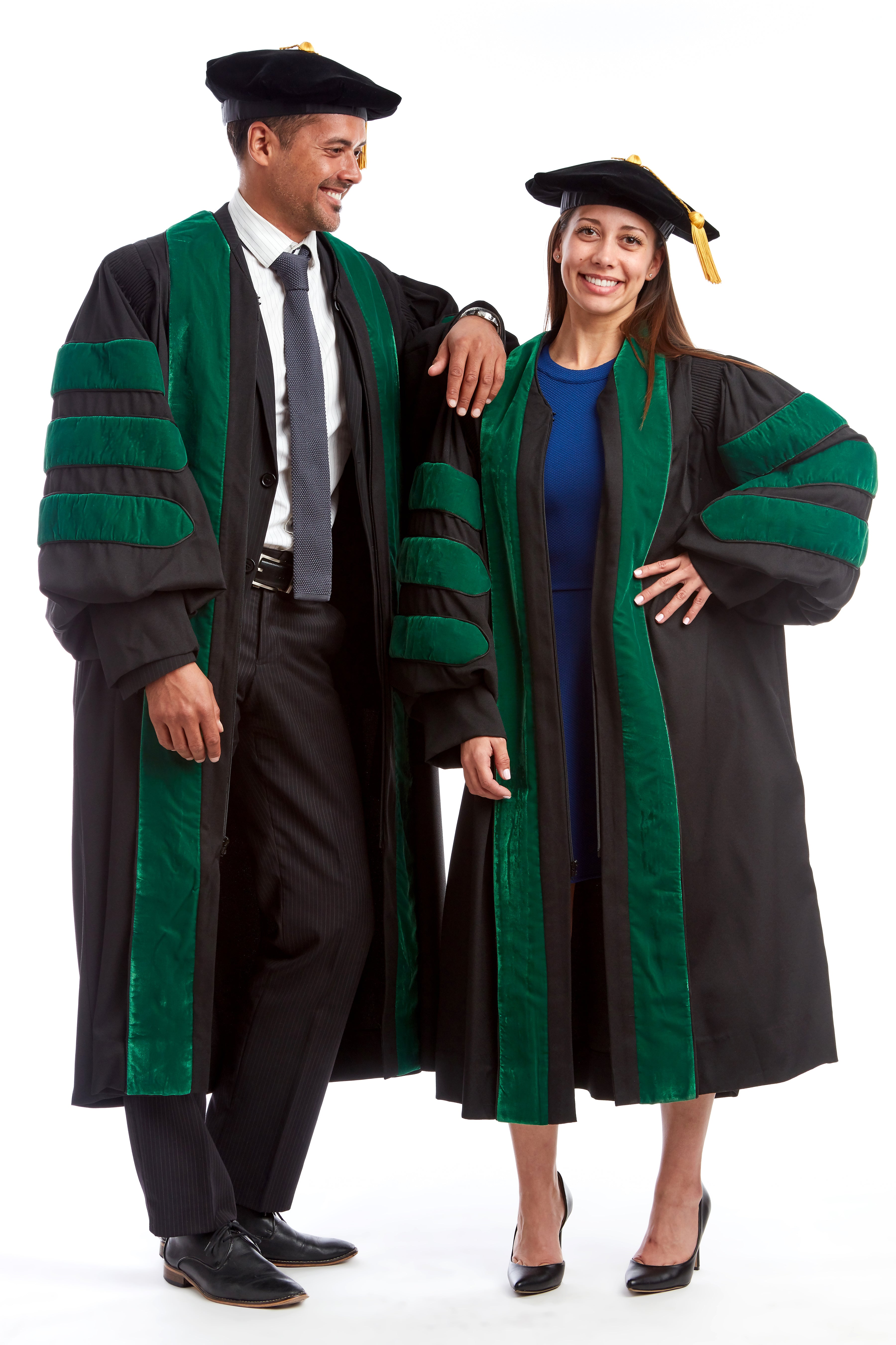 Premium Medical Regalia - Cap & Gown Set - CAPGOWN