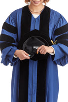 Yale University 8-Sided Doctoral Tam (Cap) with Gold Tassel