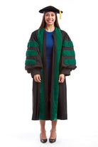 Premium Medical Rental Regalia Set - Medical Gown, Hood, and 8-Sided Tam - CAPGOWN