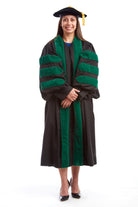 Premium Medical Rental Regalia Set - Medical Gown, Hood, and 8-Sided Tam - CAPGOWN