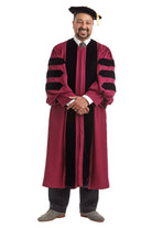 Arizona State University Doctoral Regalia Rental Set. Doctoral Gown, Hood, and Cap / Tam with Tassel