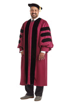 Arizona State University Doctoral Regalia Rental Set. Doctoral Gown, Hood, and Cap / Tam with Tassel