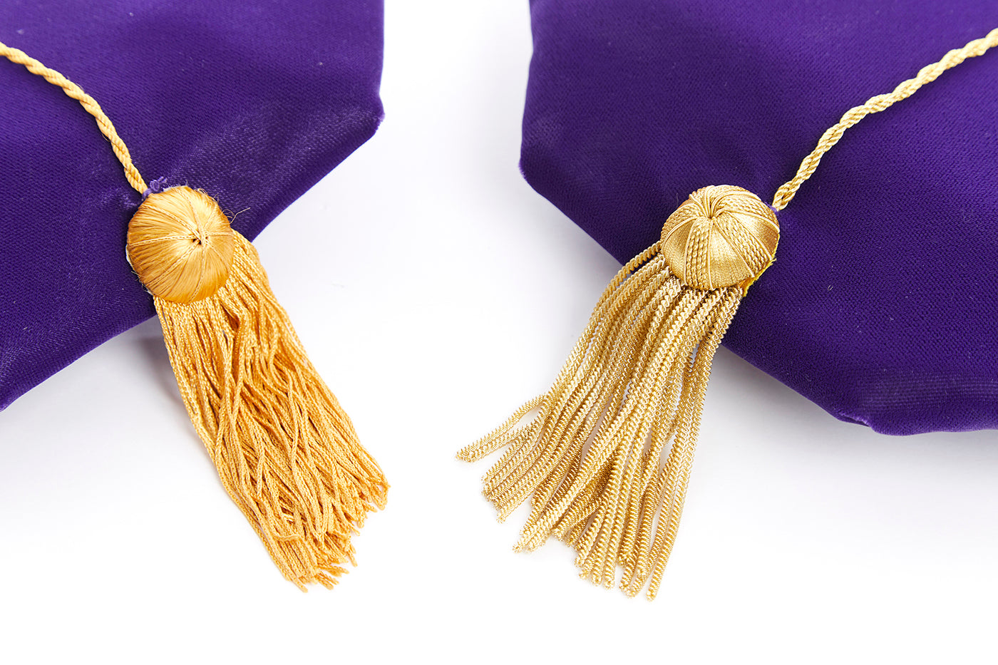 University of Albany 8-Sided Purple Velvet Doctoral Tam (Cap) with Choice of Tassel
