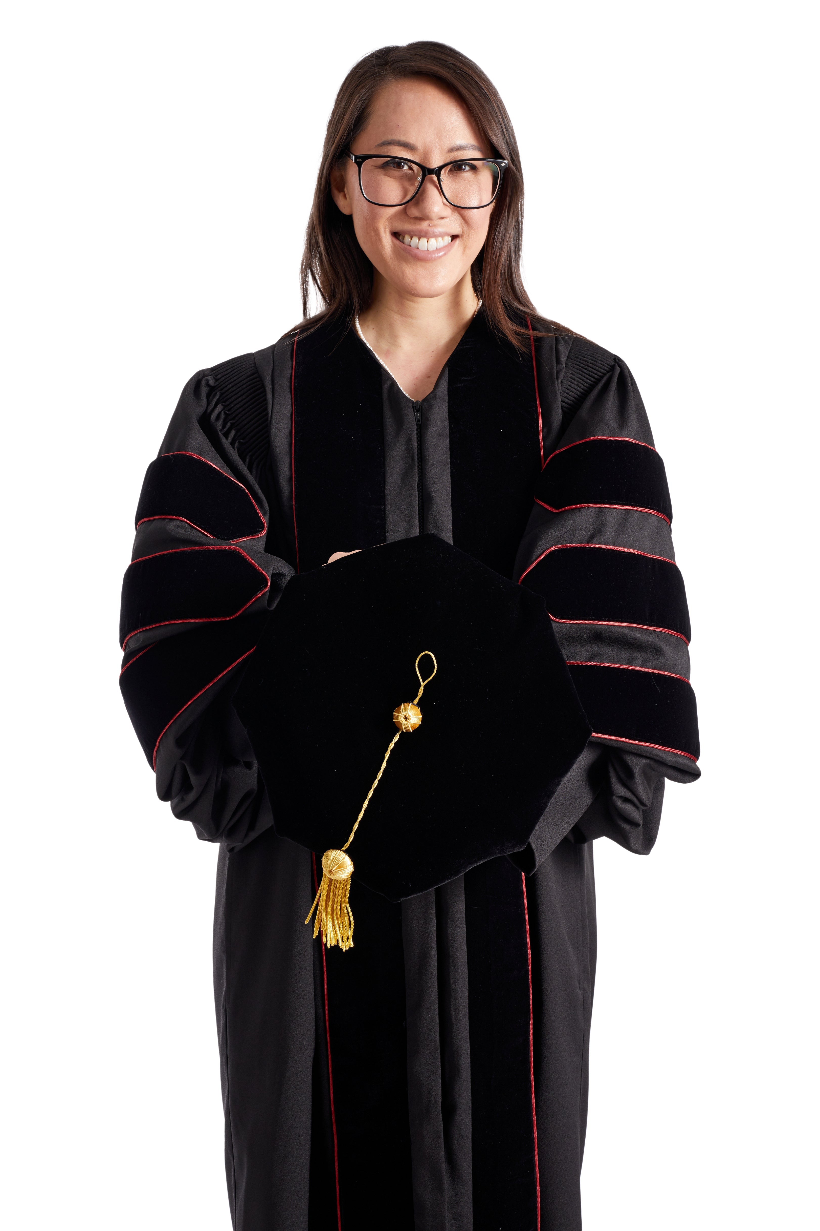 Cal State Northridge 8-Sided Doctoral Tam (Cap) with Gold Tassel
