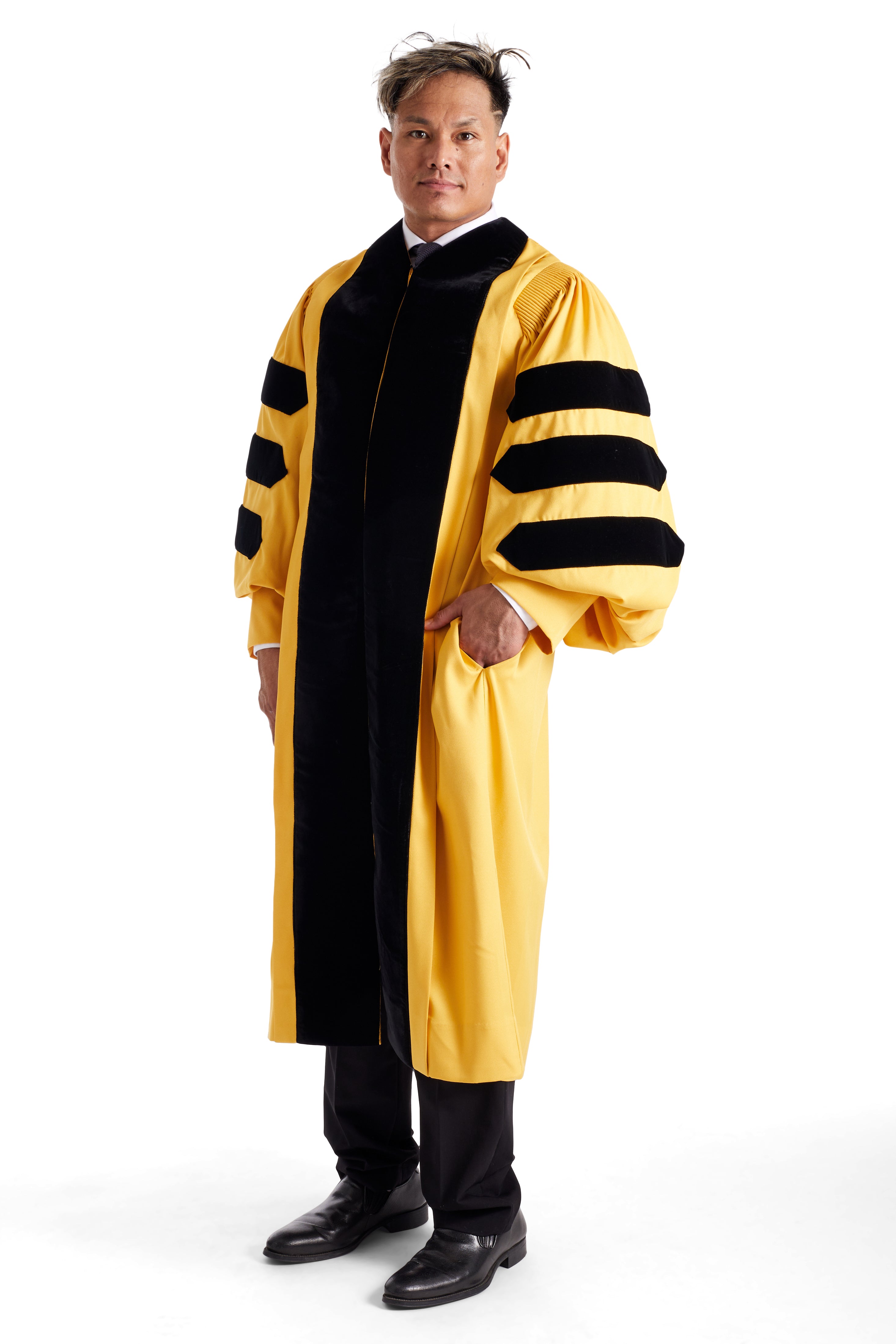 Graduation set without fluting (Lemon Yellow)