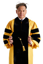 Johns Hopkins University 8-Sided Doctoral Tam (Cap) with Gold Tassel