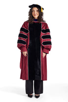 UMass Amherst PhD Regalia Set. Doctoral Gown, Hood, and Eight Sided Doctoral Tam with Tassel