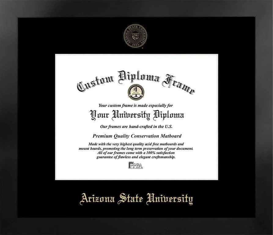 Arizona State University Manhattan Diploma Frame