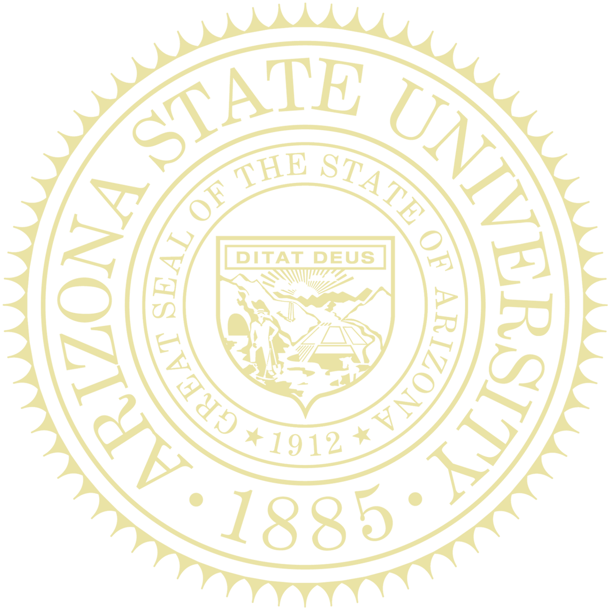 CAPGOWN | Arizona State University Gold Embossed Seal