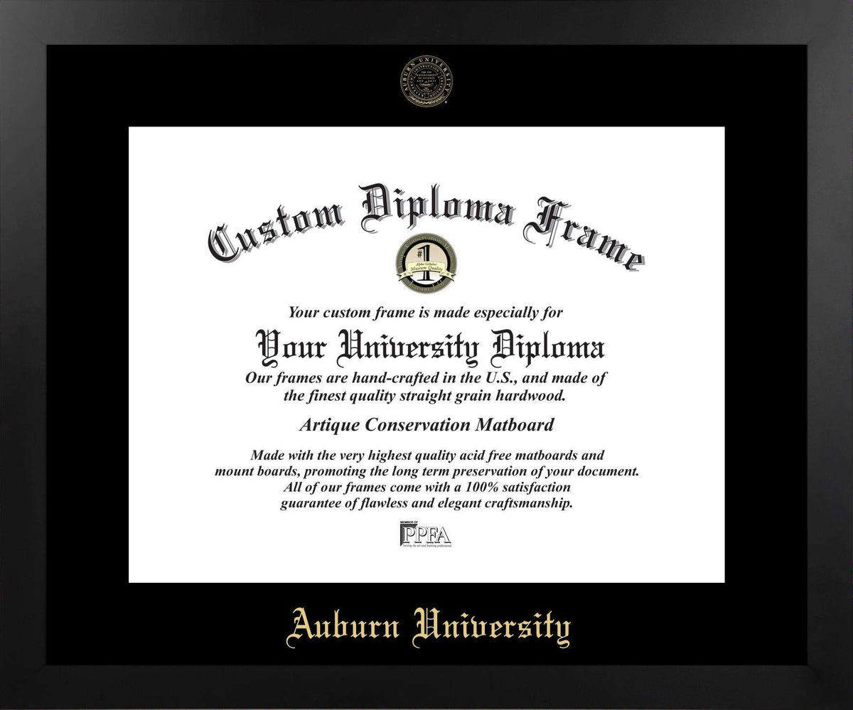 CAPGOWN | Auburn University Manhattan Diploma Frame. Designed and made in USA.