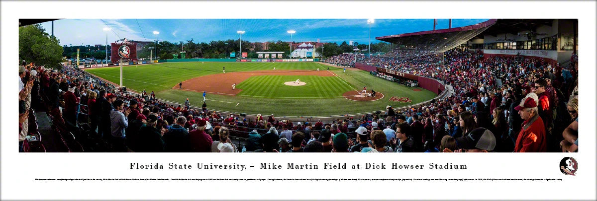 Florida State University - Seminoles Baseball Panoramic Print