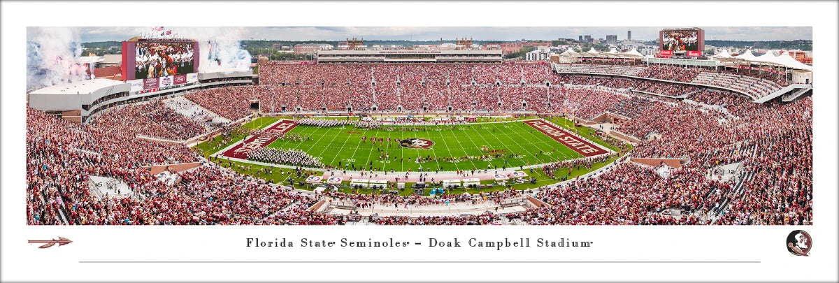 Florida State University - Seminoles Football Panoramic Print