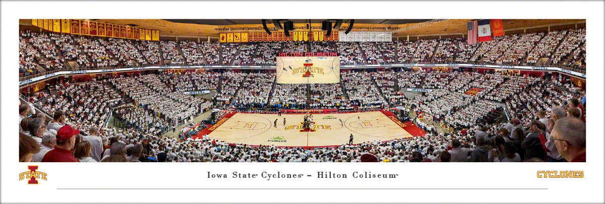 Iowa State University - Hilton Coliseum Overhead Picture