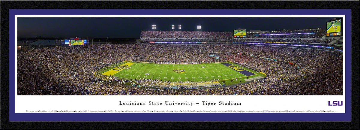 Louisiana State University — LSU Tigers Football — Select Frame - 41 1/2" x 15"