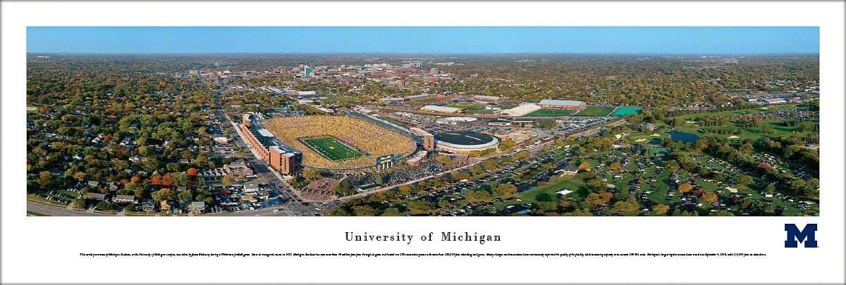 University of Michigan - Big House Aerial Picture