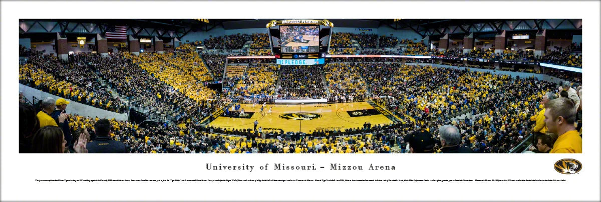 University of Missouri - Mizzou Arena Overhead Picture