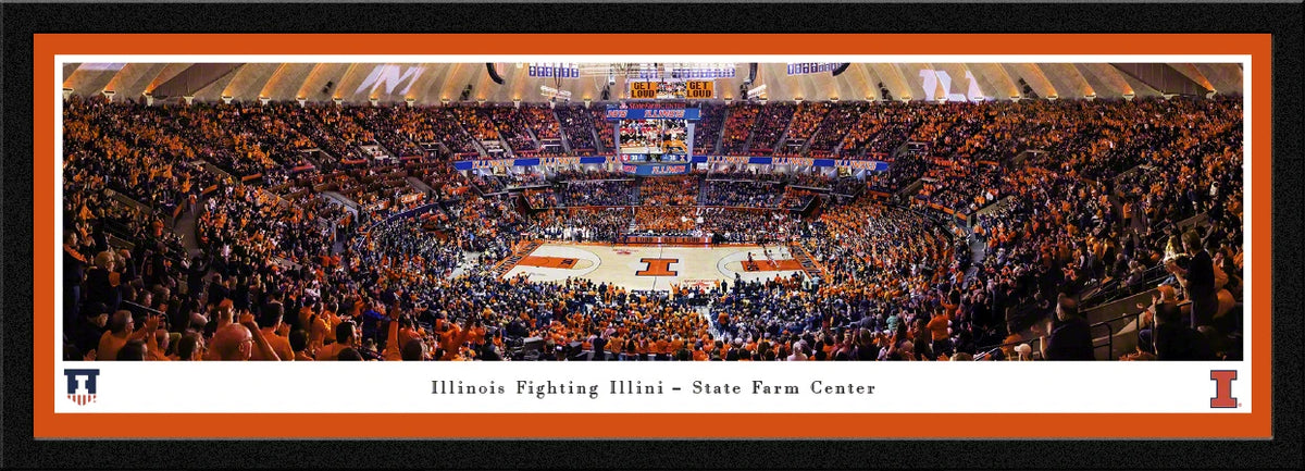 University of Illinois — Fighting Illini Basketball — Select Frame - 41 1/2" x 15"