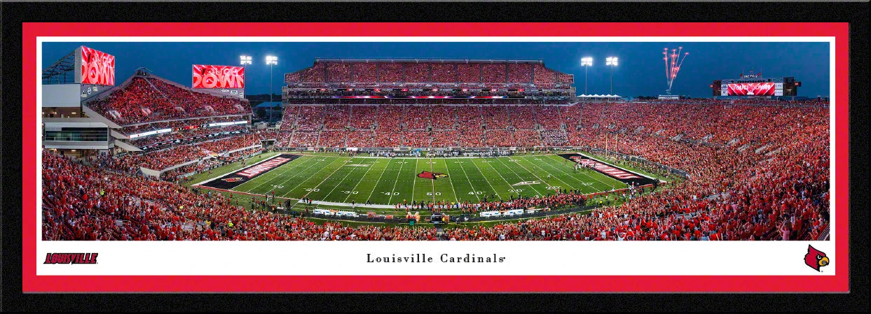 University of Louisville — Louisville Cardinals Football — Select Frame - 41 1/2" x 15"