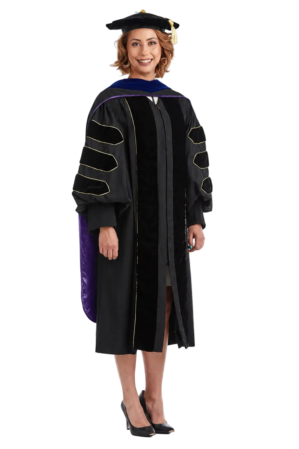 Complete doctoral regalia set for Brite Divinity School