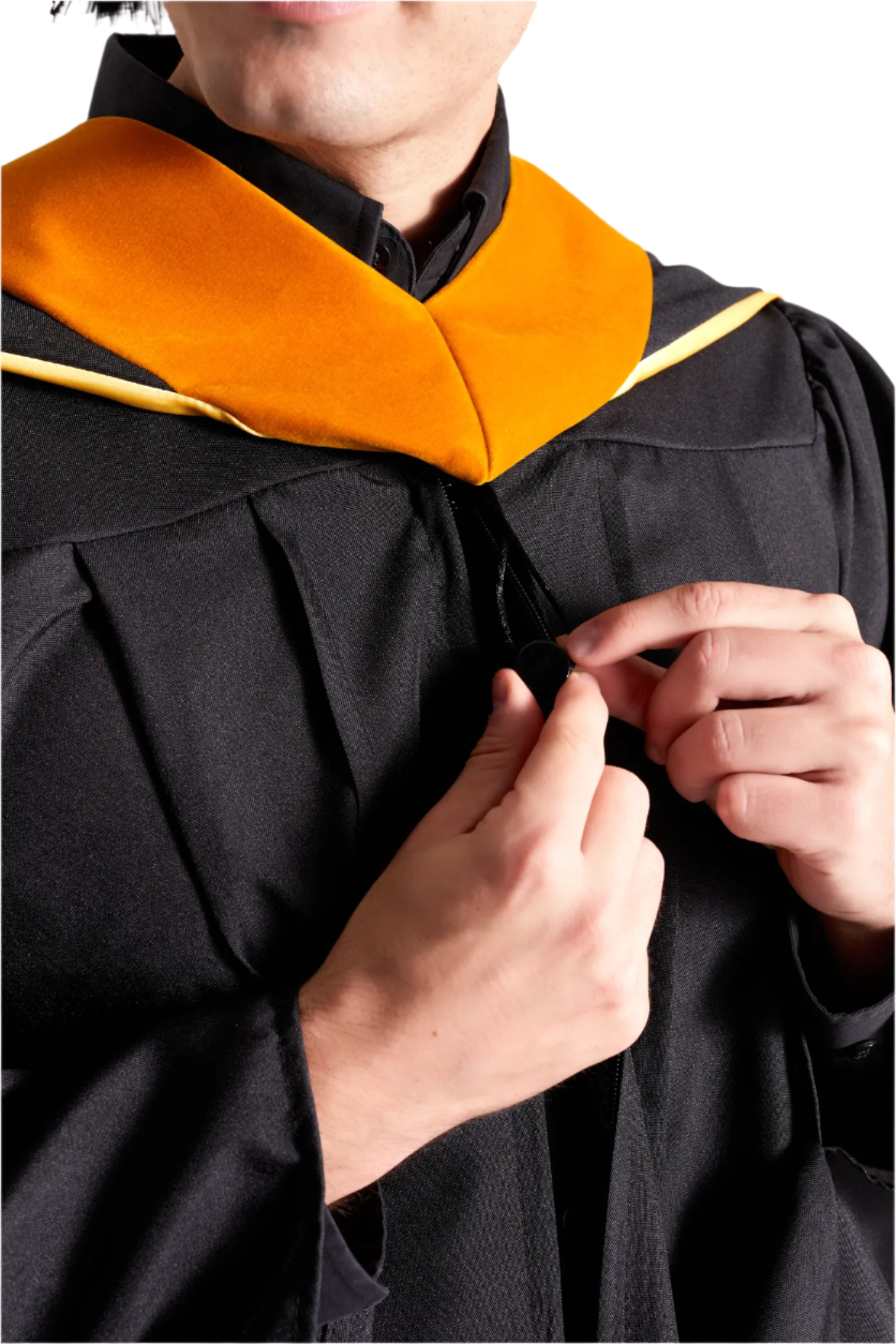 CAPGOWN | UC Irvine Master's Gown with styling hook