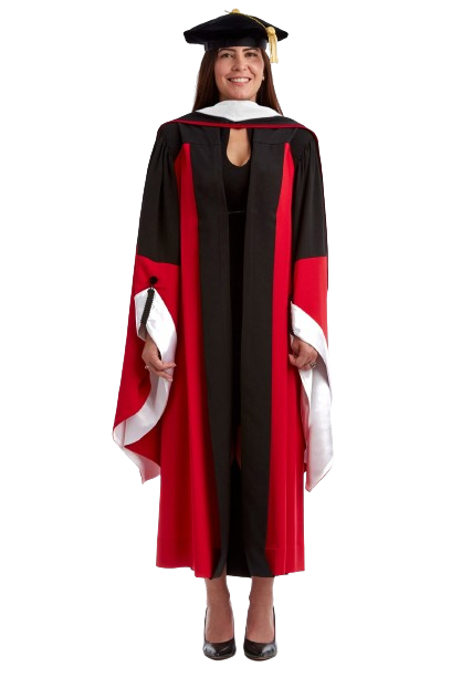 Classic Doctoral Graduation Cap & Gown - Academic Regalia – Academic Hoods