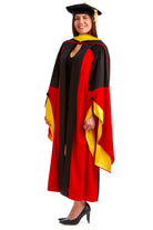 Stanford Complete Doctoral Regalia Set - Sciences Gown, Hood, and Eight-Sided Cap/Tam with Tassel