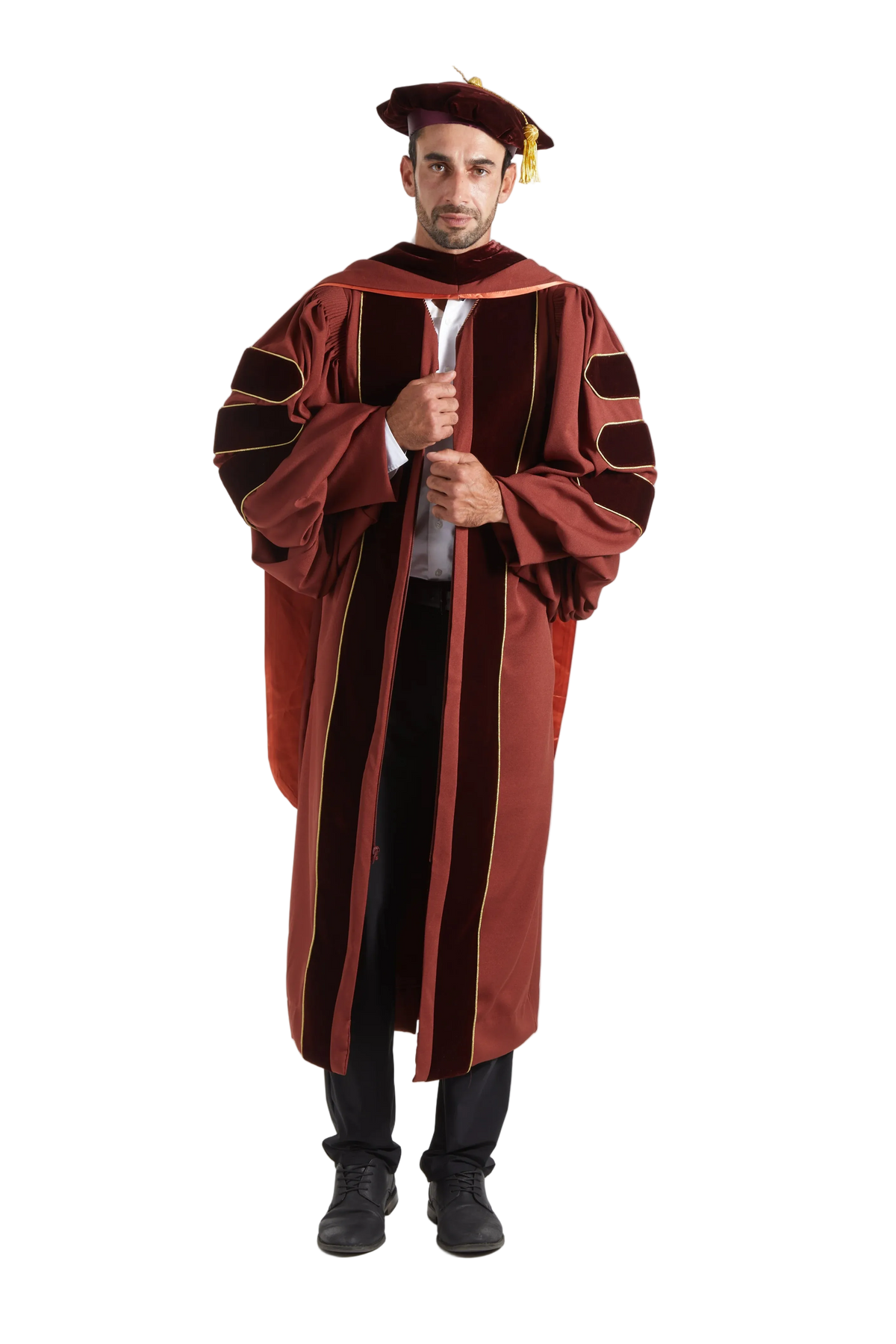 Alquiler completo de Regalia Doctoral para la Universidad Tecnológica de Texas