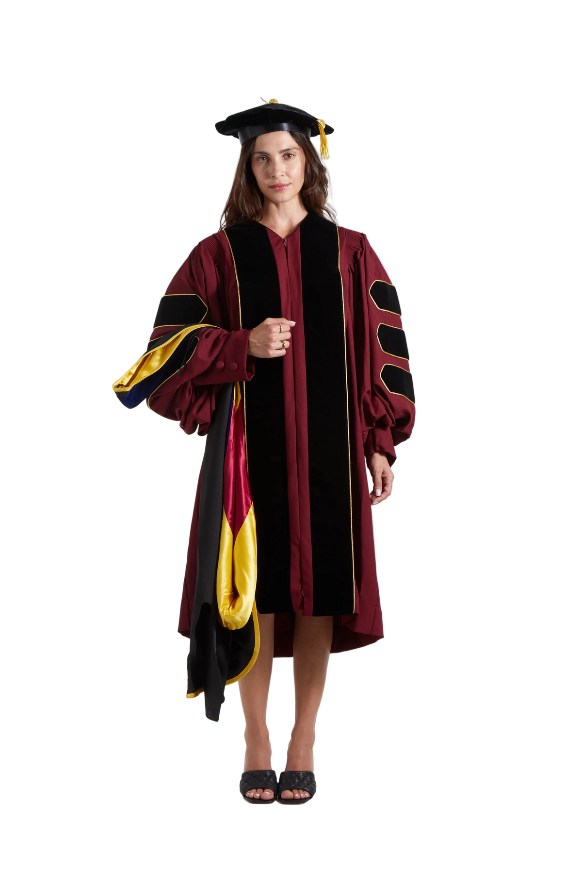 Alquiler completo de Regalia Doctoral para la Universidad de Minnesota