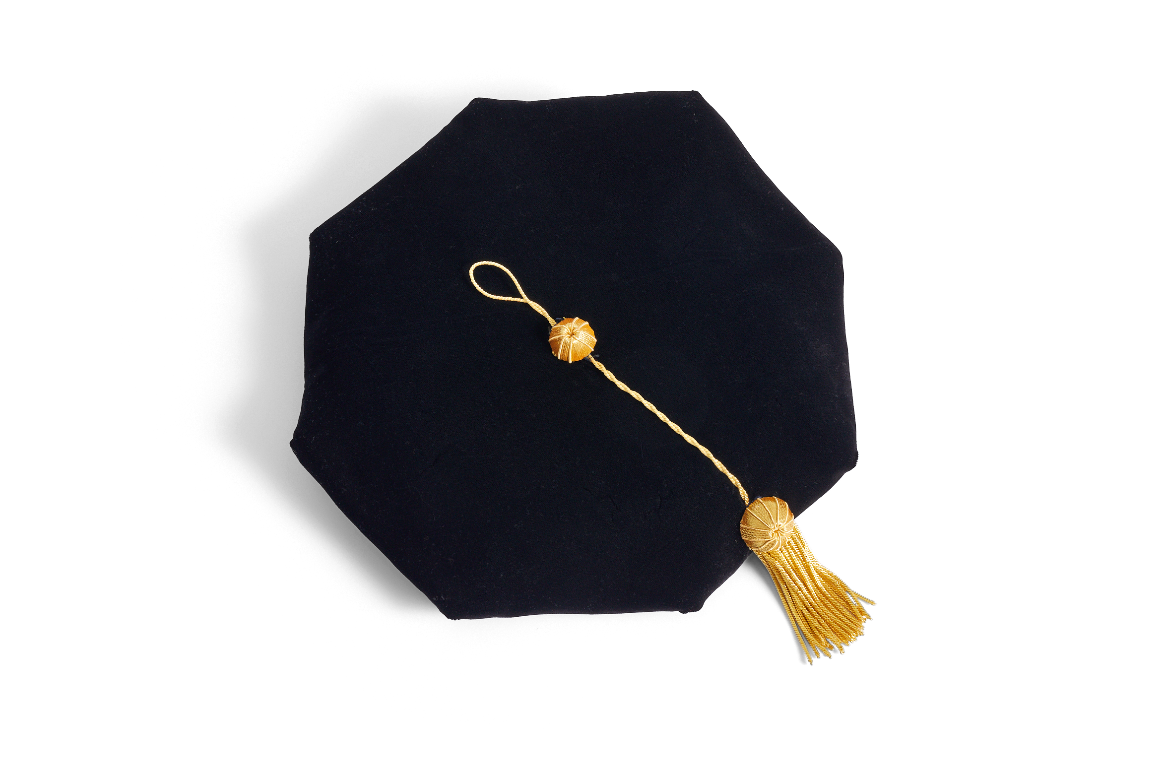 University of Arkansas 8-Sided Doctoral Tam (Cap) with Gold Tassel