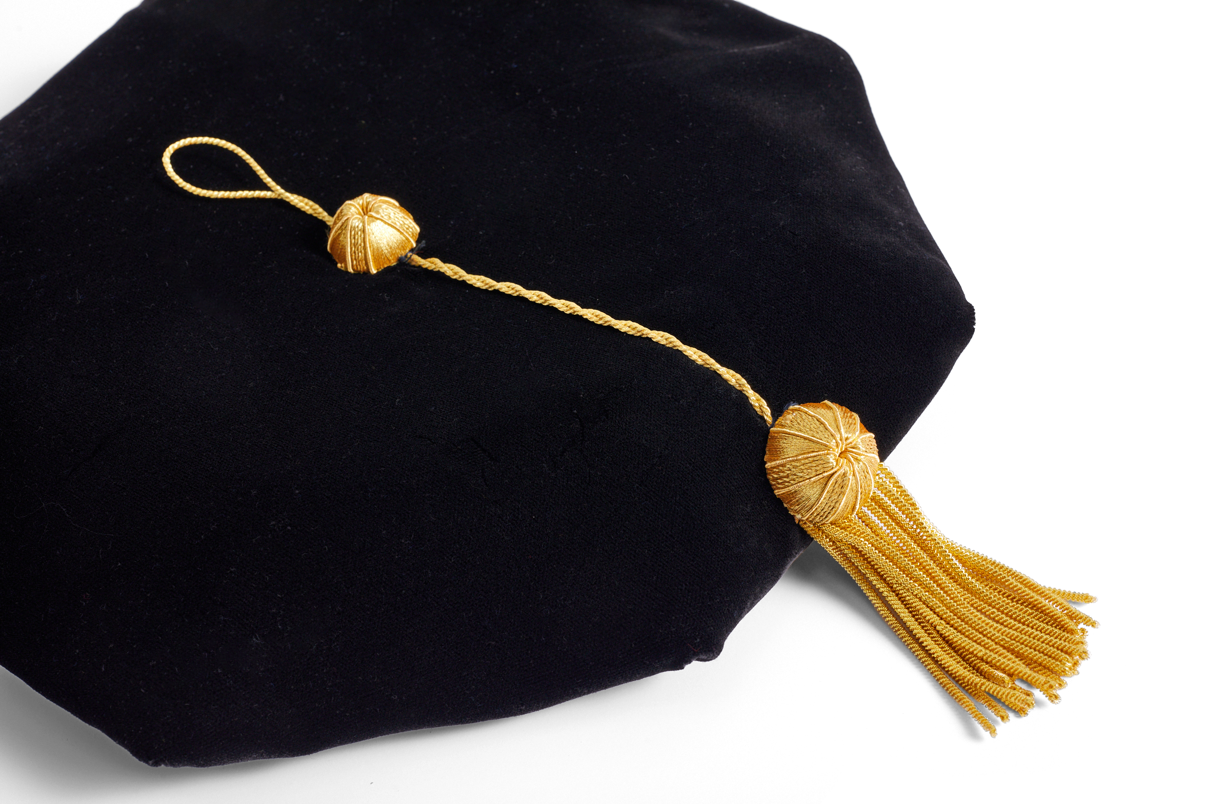 University of Arkansas 8-Sided Doctoral Tam (Cap) with Gold Tassel