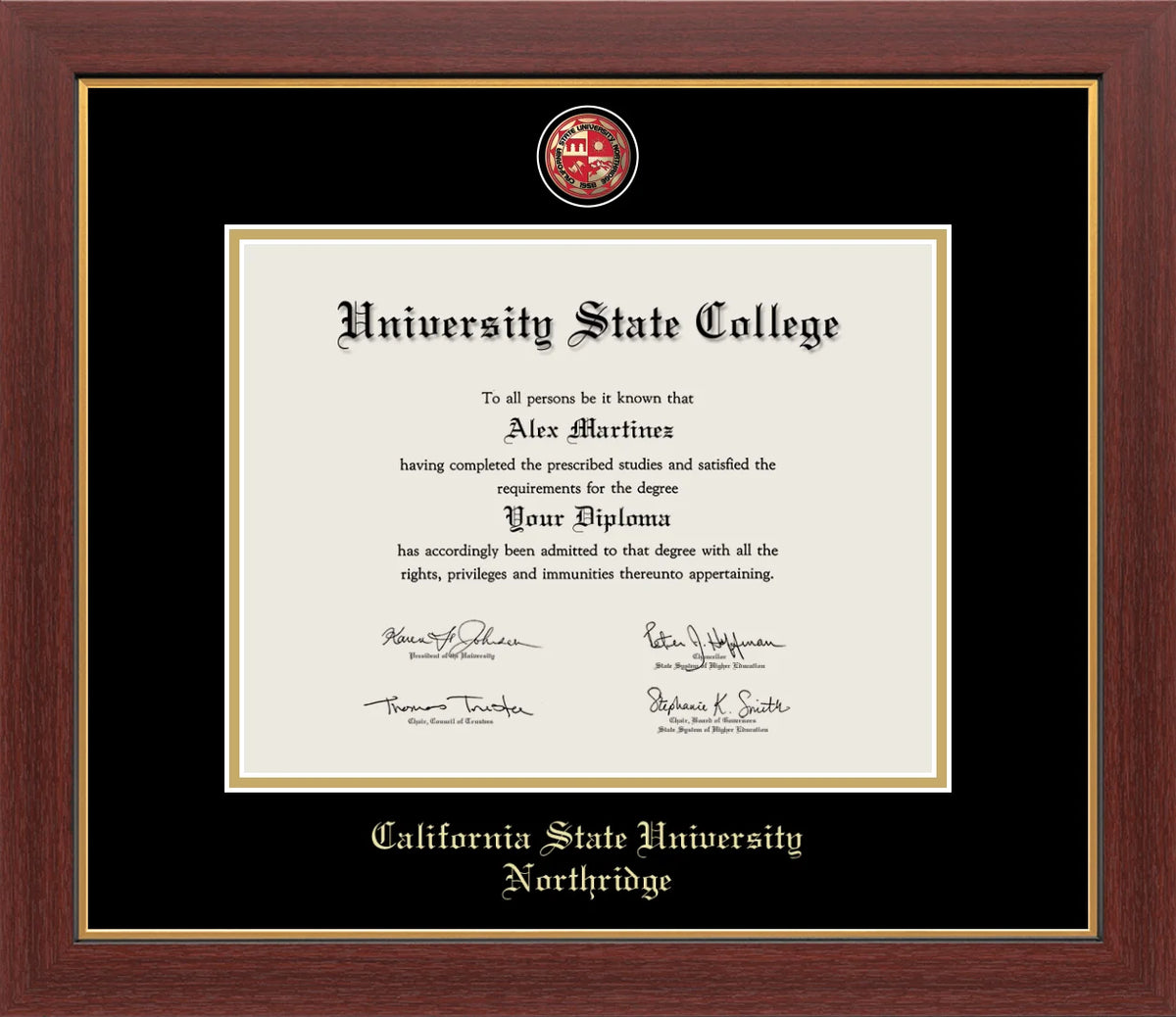 Marco del diploma Medallón de UC Merced