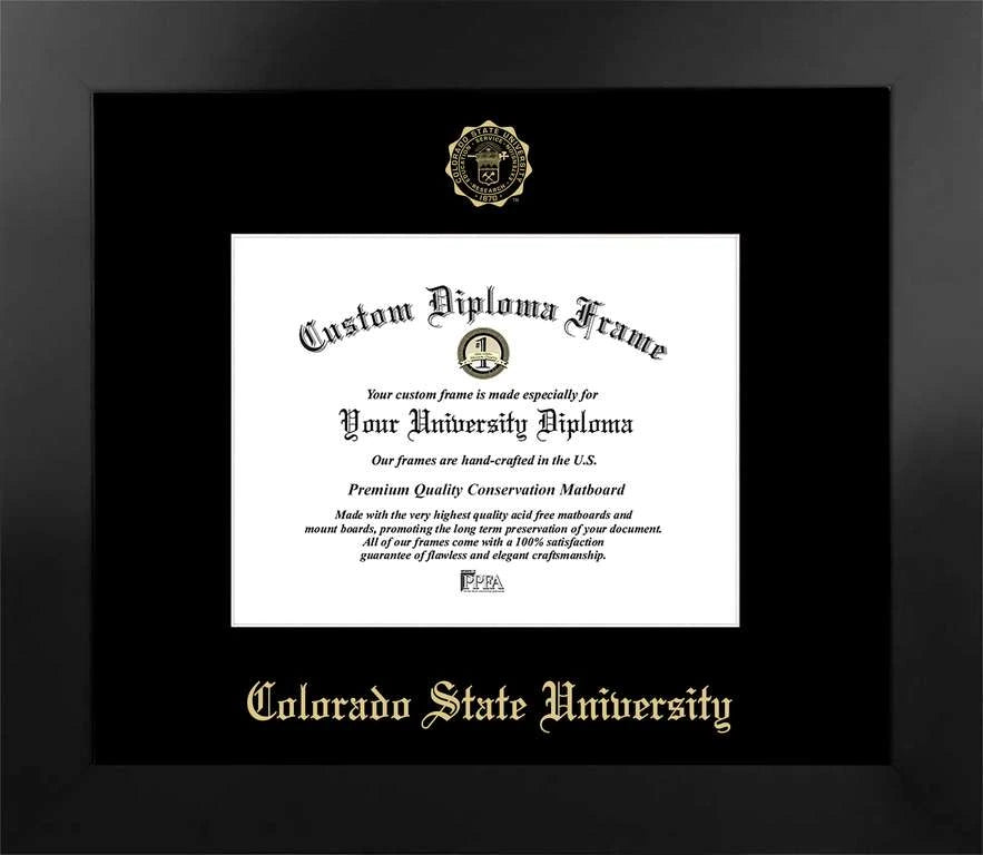 CAPGOWN | Colorado State University Manhattan Diploma Frame. Designed and made in USA.