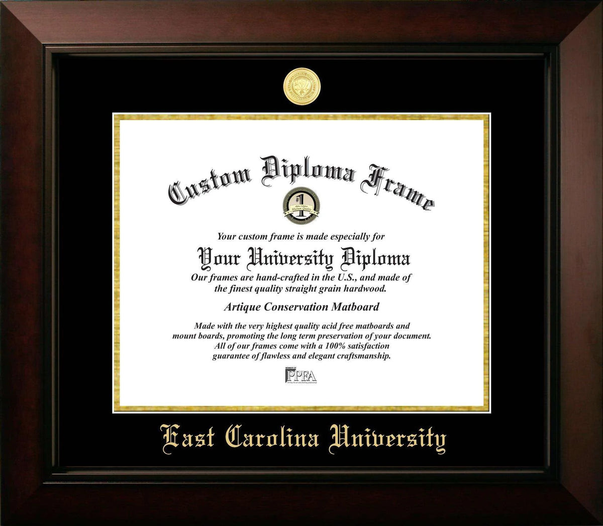 East Carolina University Legacy Diploma Frame