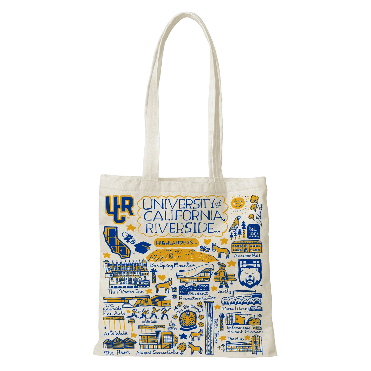 UC Riverside Tote Bag Designed by Julia Gash