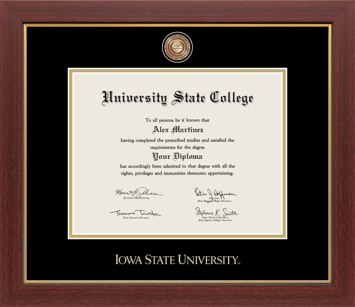 Marco del diploma Medallón de UC Merced