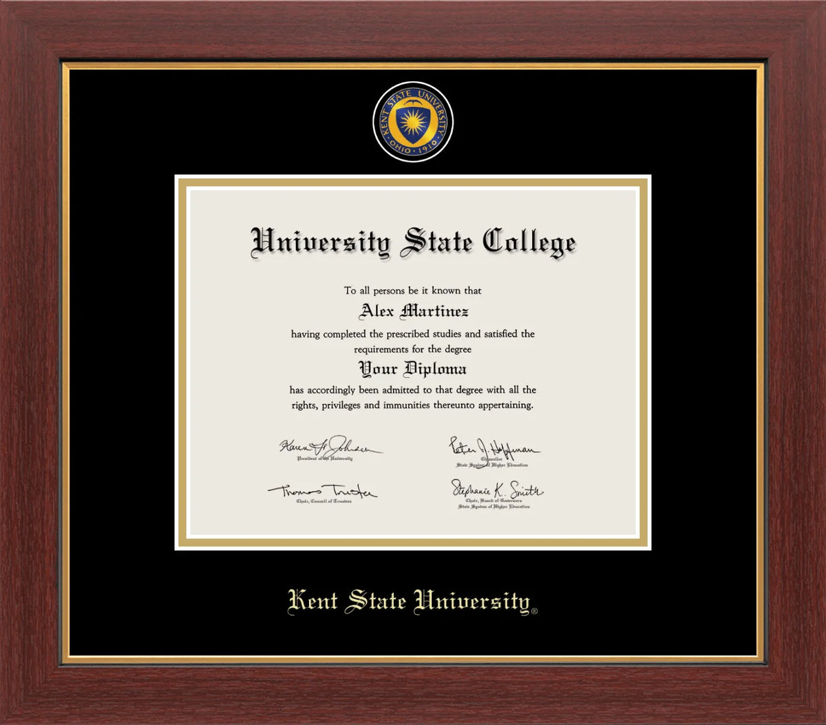 Marco del diploma Medallón de UC Merced